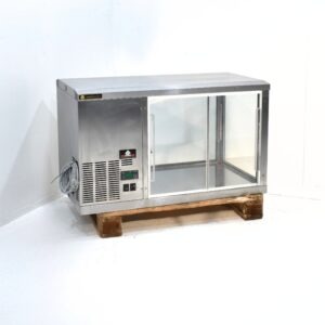 RVS koelvitrine Gamko – 230V – 2 schuifdeuren Occasion