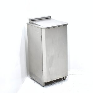 RVS Vuilnisbak – 46x46x96 cm Occasion