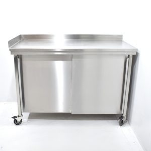 RVS Werktafel met Onderkast – 140x60x96,5 cm Occasion