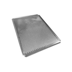Aluminium Geperforeerde Bakplaat (40x30x0,5 cm) met 45° randen