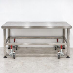 RVS Tafel 130x70x69 cm