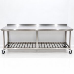 RVS Werkbank 255x80x97 cm