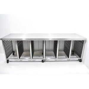 RVS Werkbank 274x85x91,5 cm