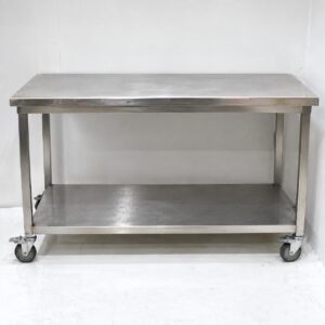 RVS Werkbank 130x80x100 cm.