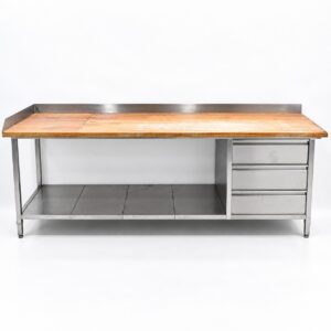 RVS Werkbank 300x85x97 cm
