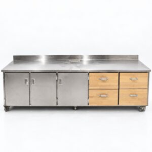 RVS Werkbank 300x90x87 cm